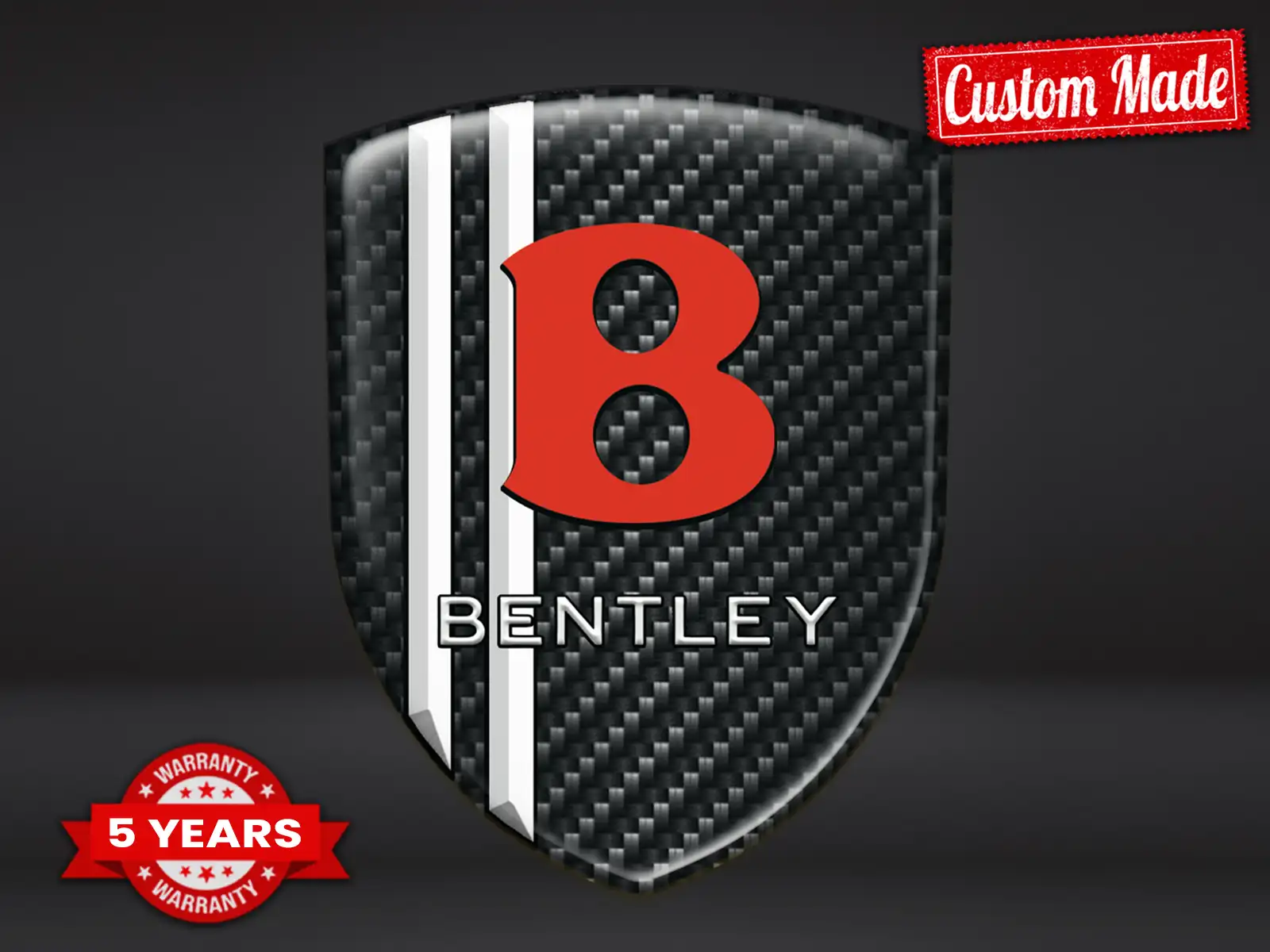 Bentley Pegatinas Silicona Auto Profesional Diseño Personalizable